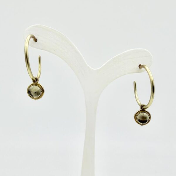 Pendientes de aro con colgante Elin