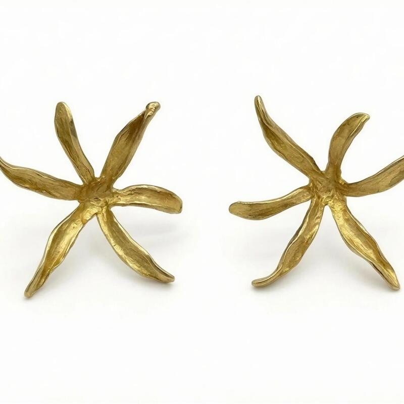 Pendientes estrella de mar Silva - Imagen 2